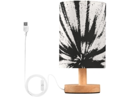 Abaixo da cabeceira para espaços pequenos, luminária de mesa com textura fluida para crianças, modelo Furacão