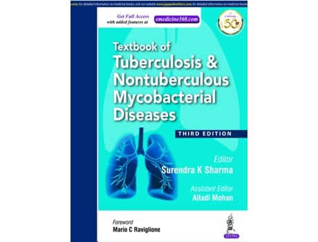 Livro Textbook of Tuberculosis and Nontuberculousis Mycobacterial Diseases de K Surendra Sharma (Inglês - Capa Dura)