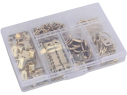 Kit Com 180 Ganchos Para Pendurar Quadros E Fotos, Adequado Para Drywall E Madeira, Fácil De Instala Gokoco
