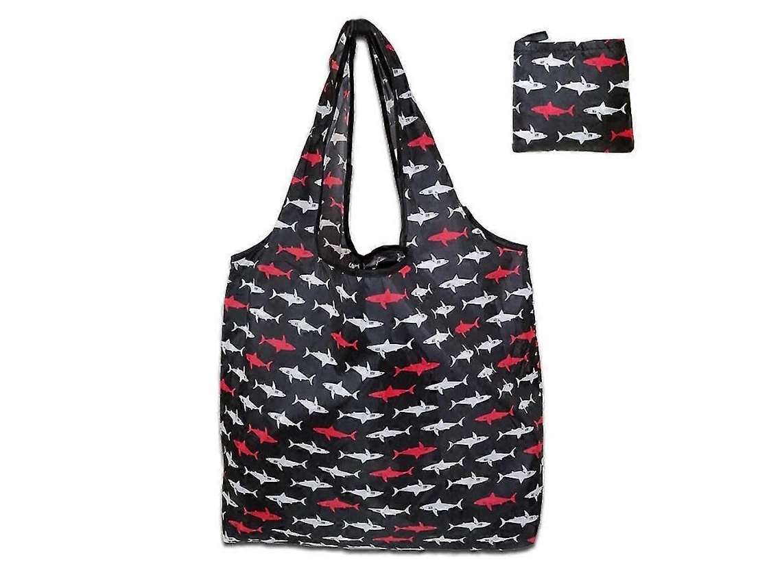 Sacola de Compras Grande, Reutilizável, Ecológica, para Compras, para Guardar Brinquedos de Praia, Bolsa de Ombro, Sacola Dobrável. GOKOCO