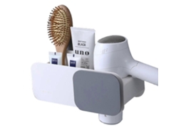 Suporte de Secador Cabelo, Cabelo Sem Necessidade, Armazenamento com do Is Compartimentos, Sagacidade GOKOCO