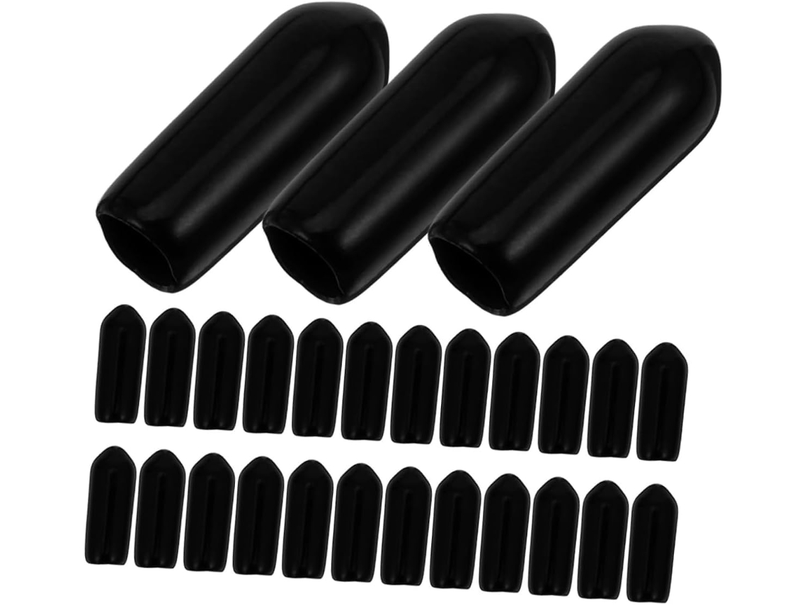 Aboofan 200 Capas Protetoras Redondas De Borracha Resistentes Ao Desga