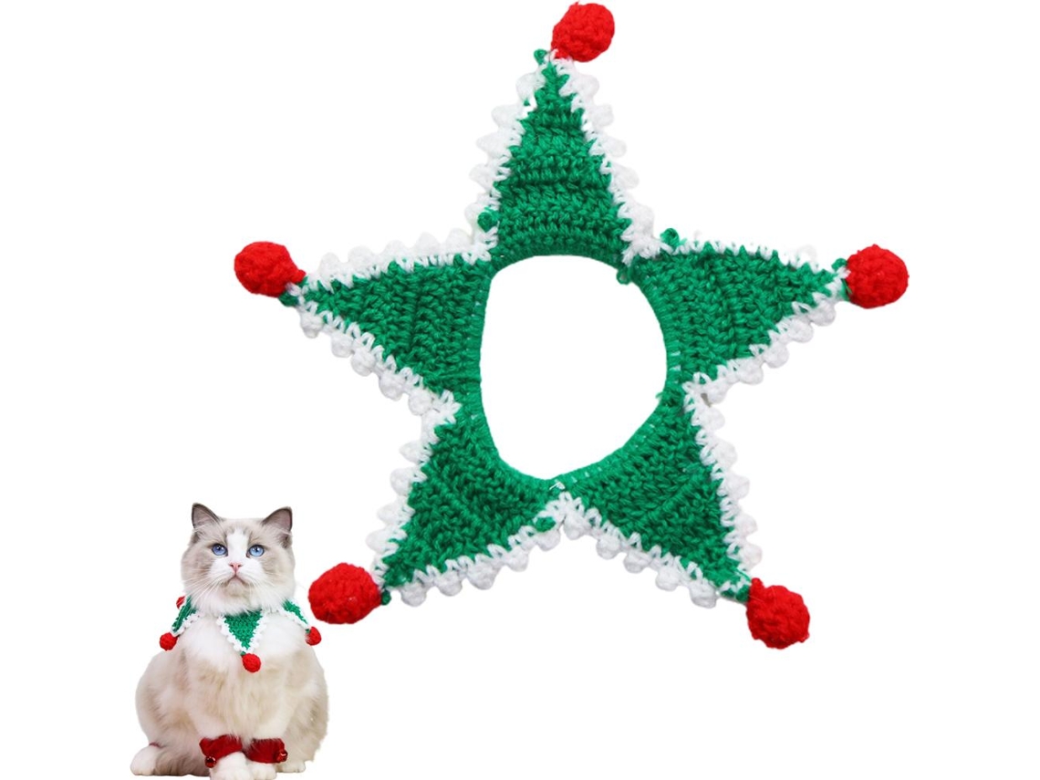 Lenço Para Pet Natal Protege Babador Absorve Saliva