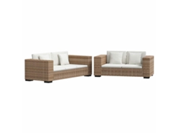 Conjunto Sofás de 2 + 3 Lugares, Vime Genuíno MAISON EXCLUSIVE