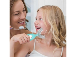 Escova De Dentes Infantil Em Formato De U, Para Limpeza Suave E Completa De 360 ​​graus.