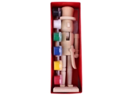 Conjunto De 1 Boneco Quebra Nozes De Natal, Soldado Quebra Nozes, Artesanato, Pintura, Enfeite. Hengjian