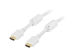 Cabo Hdmi Deltaco, 1 M, Branco AQUAFORGE