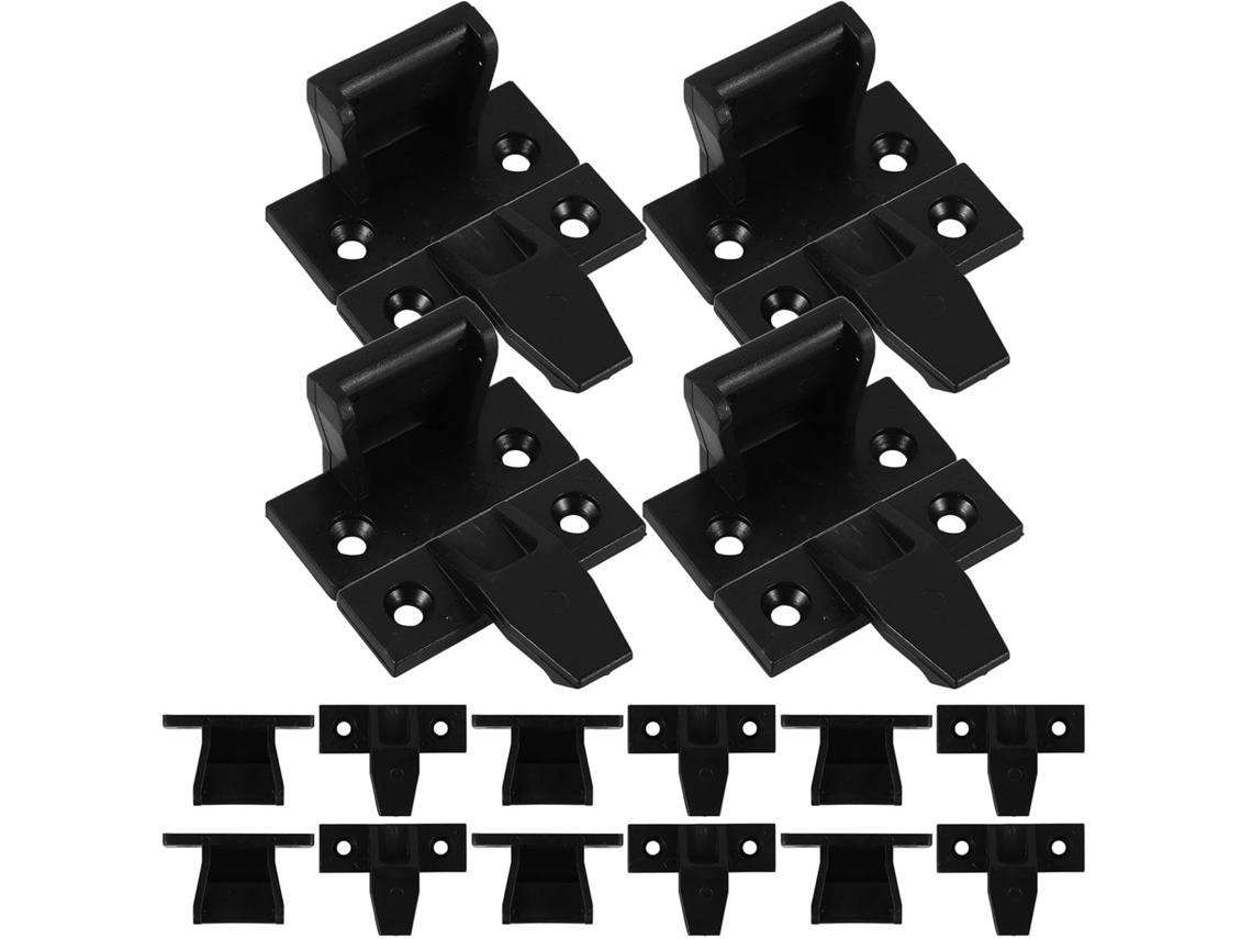 Batentes De Gaveta Para Armários, Batente De Gaveta Plástico, Conjunto Com 10-unidades, Preto, Para Escrivaninha E