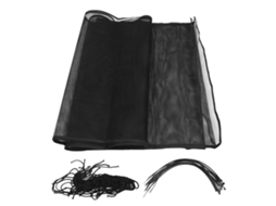 Mali malha de Segurança Infantil para Corrimãos Varandas Escadas Pet Proof Fácil Instalação 19.7ft X 31.1in Preto