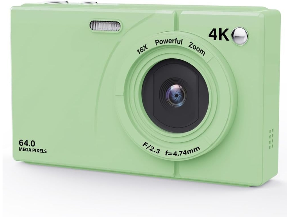Câmera De Vídeo Digital Ccd 4k De 64 Mp Com Zoom Digital De 16x, Ecrã