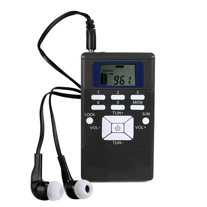 Rádio Fm Estéreo Portátil Dsp Xikcu MDUG
