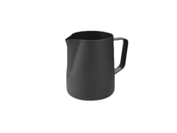 Jarra Para Espuma De Leite Em Aço Inoxidável, 350ml(12oz), Para Cappuccino E Latte, Preta