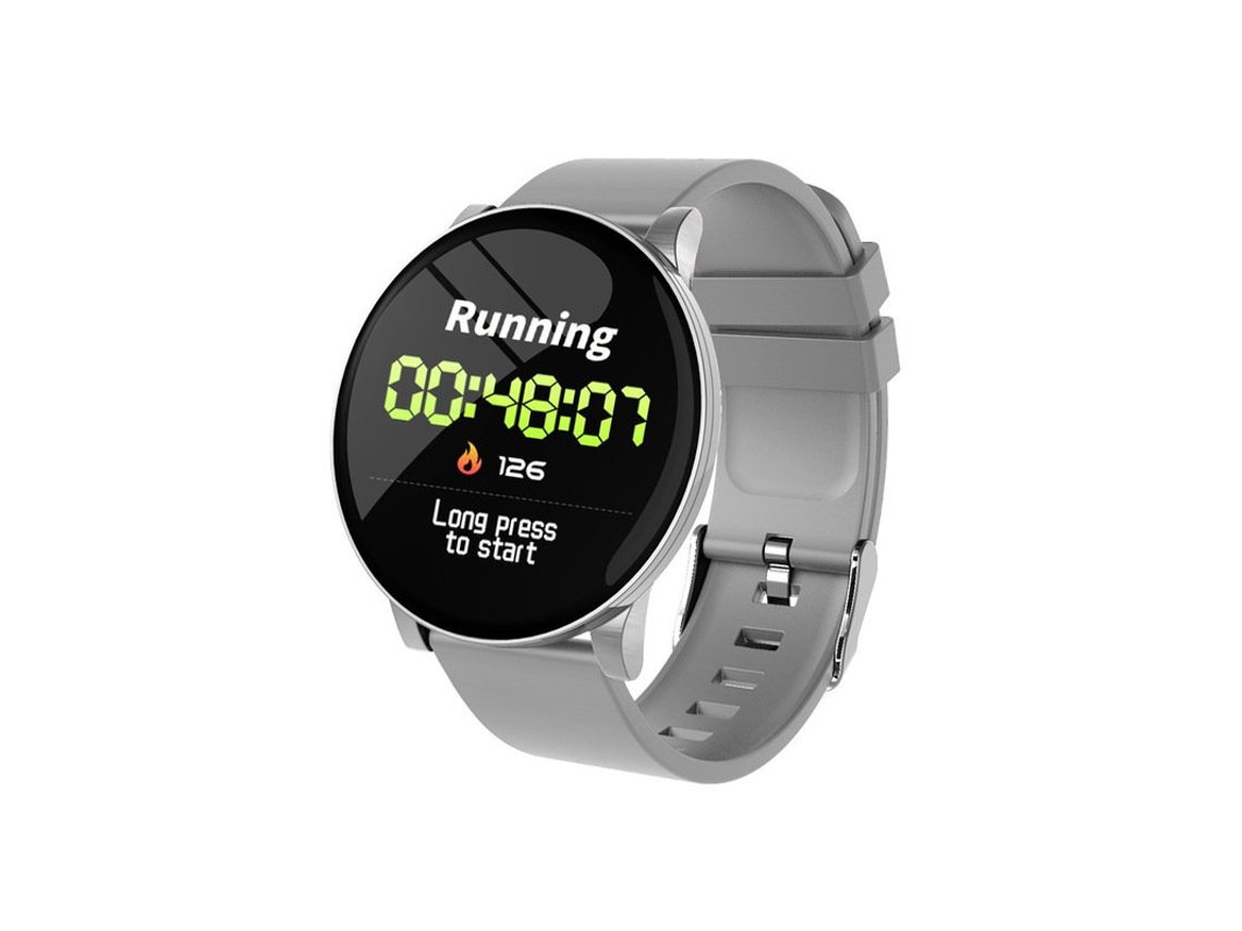 Pulseira Desportiva Feminino Previsão Do Tempo Fitness Rastreador de Desportos Android Monitor Prata