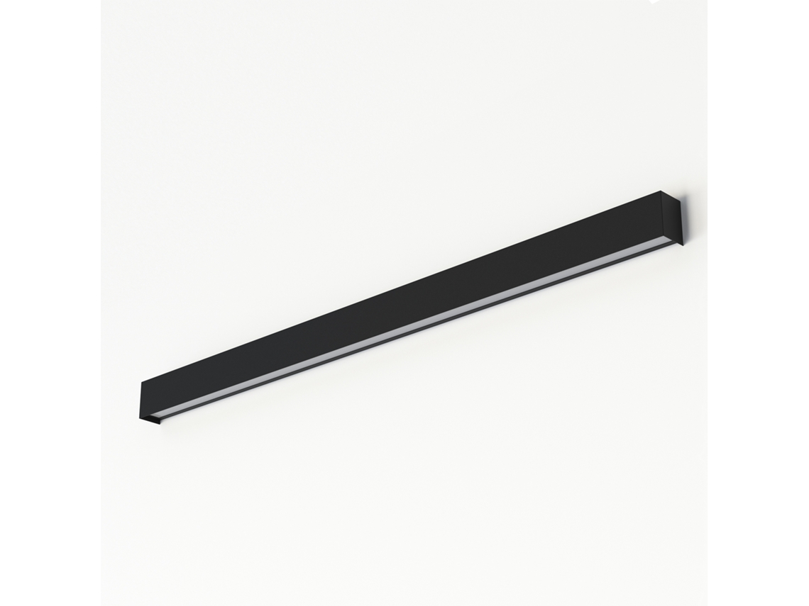 Candeeiro NOWODVORSKI Straight Wall Led Black L (Preto - Aço Pintado)