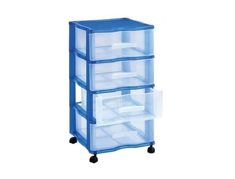 Kit de 4 Caixas Organizadoras BGSPAZIO