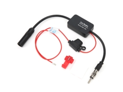 Laxiscreed Rádio Carro Amplificador De Sinal À Prova D'água Com Antena Ativa