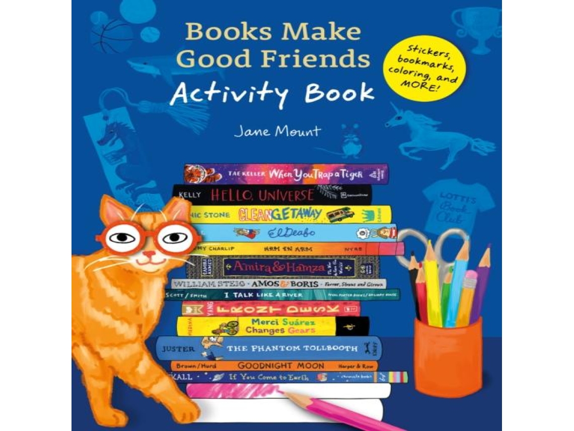 Livro Books Make Good Friends Activity Book de Abrams and Chronicle Books IWUK (Inglês)
