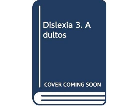 Livro Dislexia, cuaderno 3, adultos de Carmen María León Lopa (Espanhol)