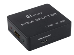 Hdmi 4K Splitter 1 em 2 Out Distribution Distribuidor para Espelho de Monitor Duplo 30Hz 1080P Suporte 3D Compatível com Ps4 Ps3 Pc YIZHOOD