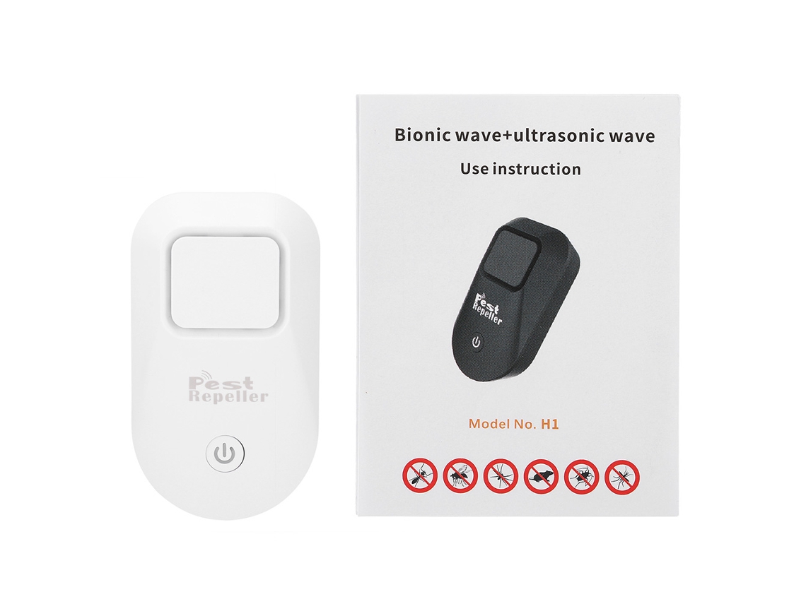 Laxiscreed Repelente Ultrassônico Multifuncional Para Pragas, Repele Mosquitos E Ratos, Plugue Uk