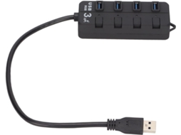 Hub Usb 3.0 De 4 Portas Com Interruptores Alimentação Independentes E