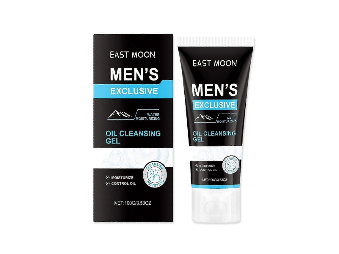 Linha De Cuidados Faciais Masculinos East Moon: Sabonete Facial Refrescante E Não Oleoso Para Homens.