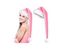 Chapéu De Natal De Pelúcia Extra Longo, Presente De Natal, Materiais De Decoração, Pelúcia, 7532cm Igvtrade