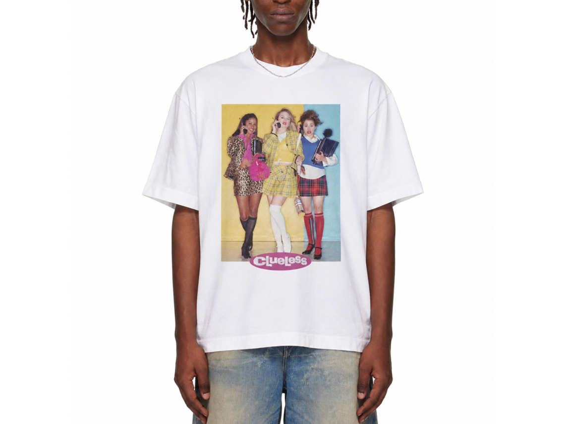 Rockinstone Clueless Clueless Cast White T-shirt Size:xxxl