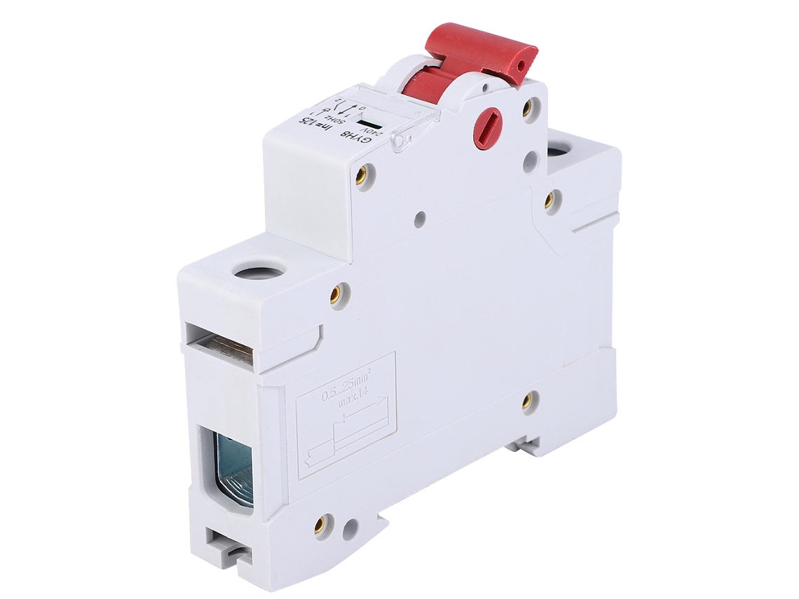 Laxiscreed Gyh8 Comutador De Isolamento E Disjuntor Miniatura 1p 240vac Para Instalações Elétricas