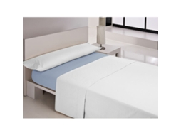 Lençol de baixo ajustável HAPPY HOME MIX COLORS (Azul - 50 % algodão - Solteiro)