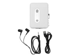 Aetheria reprodutor de Fitas Cassette Retro Usb para Mp3 Portátil com Fone de Ouvido para Viagens e Esportes