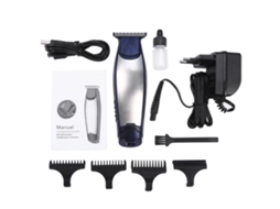 Aparador De Cabelo Elétrico Portátil Usb Para Homens Maquineta De Cortar Cabelo Barbeiro Conjunto