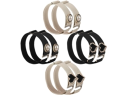 Pares De Tiras Elásticas Leves Para O Calcanhar, Que Oferecem Suporte Extra E Elegância, Ideais Para Dança.