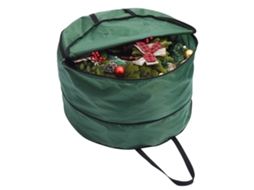 Saco de Armazenamento para Coroa de Natal Náilon À Prova de Água com Fechos Duplos | S/MARCA