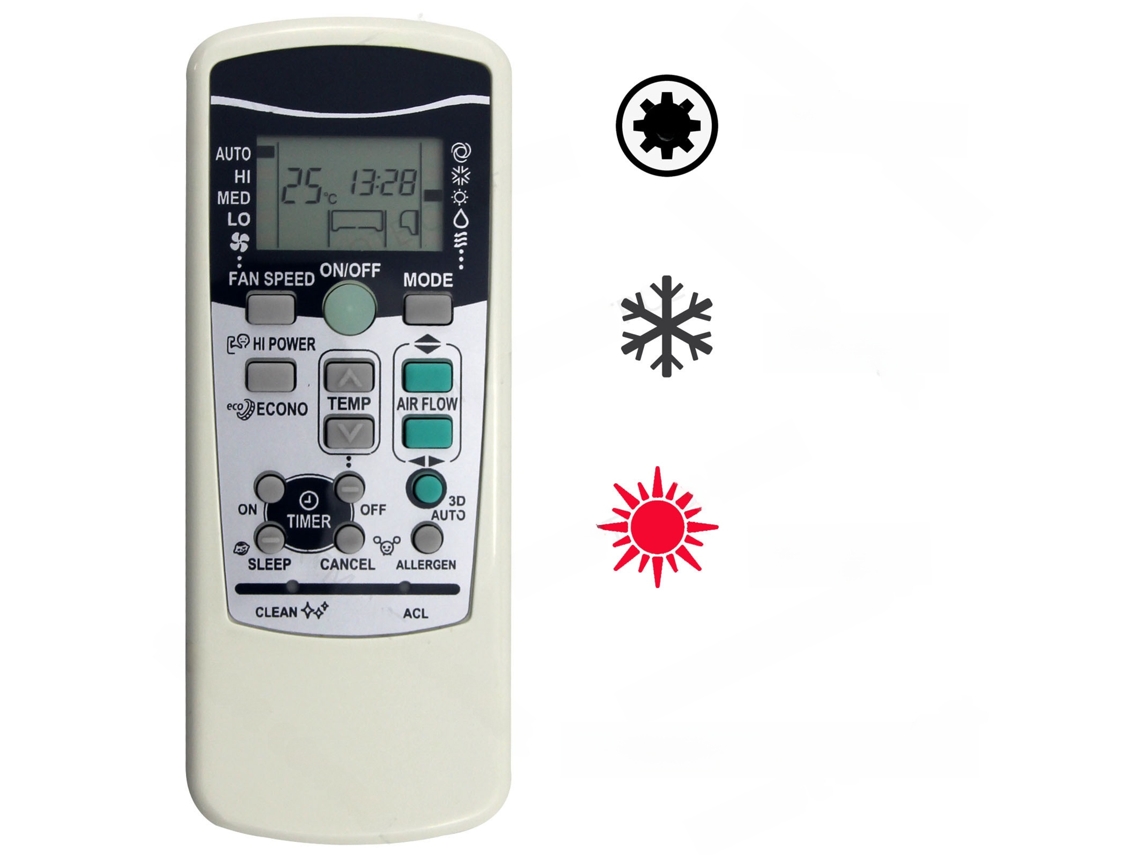 Controle Remoto de Ar Condicionado HENTEN HOME para Mitsubishi Rkx502a001c