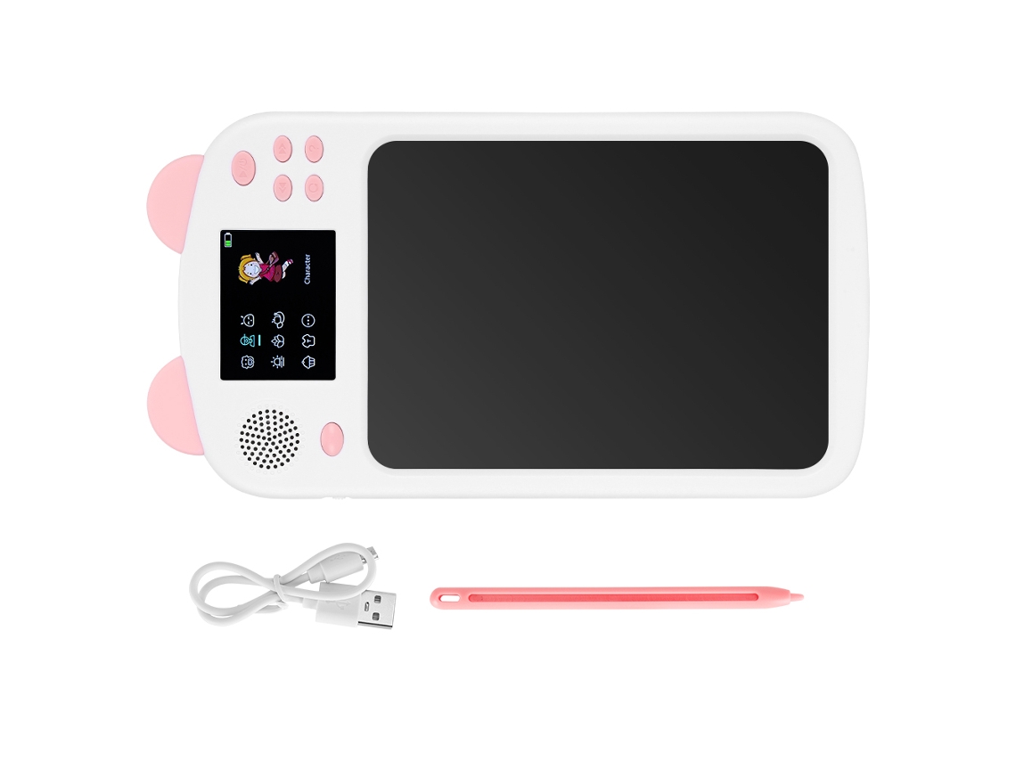 Tableta Lcd para Escribir e Dibujar Eléctronica Borrador para Niños Digital Pizarra Manuscrita Rosa