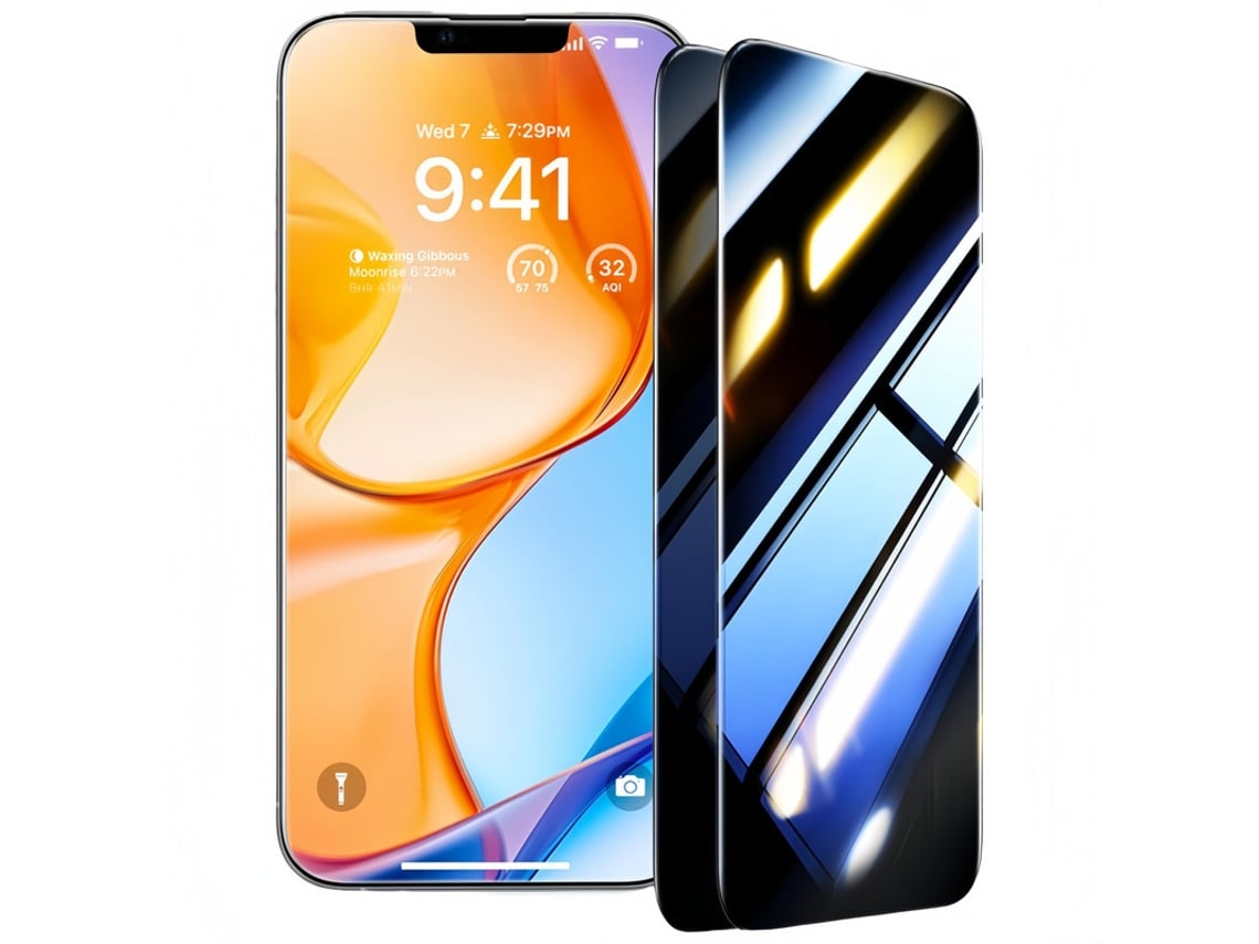 Película De Vidro Temperado Privacidade V Reel Para Iphone 13 , 2 Peças
