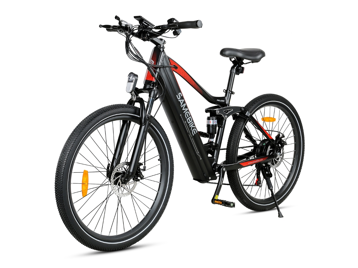 Bicicleta Elétrica Samebike Xd26 Ii Para Adultos 750 W Bicicleta Elétrica De Montanha De 26 Polegadas Com Suspensão Total, Bateria De 48 V 14 Ah