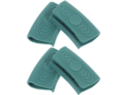 Conjunto De 4-protetores Silicone Para Cabos Panelas