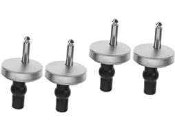 Kit Com 2 Parafusos De Aço Inoxidável Para Assento De Vaso Sanitário