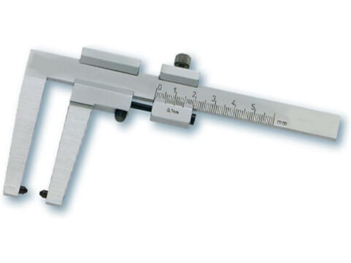 Paquímetro Vernier De 50 Mm Em Aço Inoxidável Para Medir A Espessura