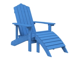 Garden Chair, Garden Chairs Vidaxl Azul Polietileno (n/a)