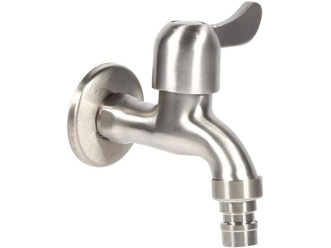 Grifo de jardim de aço inoxidável 304 montado na parede G 1/2" S/MARCA