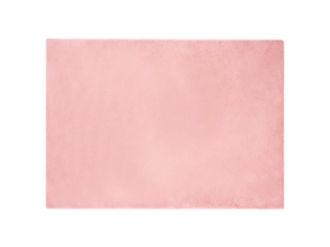Vidaxl Tapete Antideslizante De Sintética De Coelho Olite Rosa