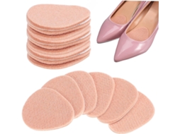 10 Pares De Palmilhas Adesivas Para Calcanhar E Antepé Mulheres