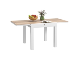 Mesa de Jardim Extensível 6 Pessoas Alumínio e Aço (80x80cm, retangular) S/MARCA