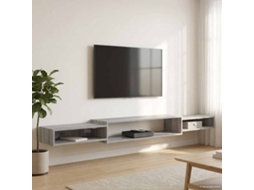 Vidaxl Armário De Tv Montado Na Parede Montagem Na Parede