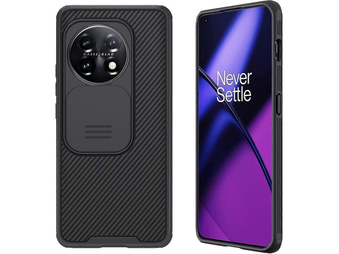 Capa YURU para Oneplus 11, Anti derrapante, Pc+tpu, Fina, Preto