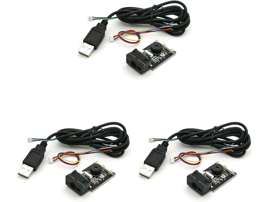 Leitor de Código de Barras Usb com Fio 3x Gm65 1d 2d, Módulo de Código Qr SFUSHOS