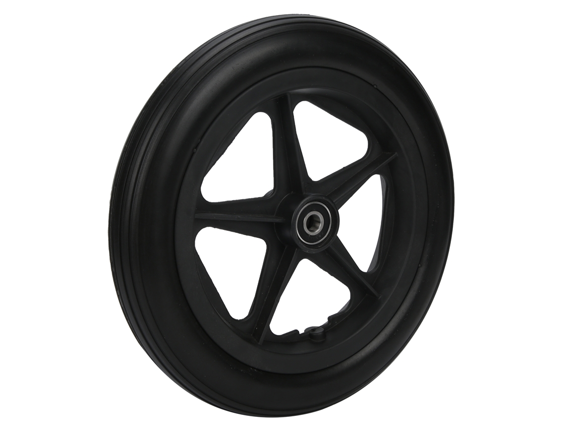 Pneu Dianteiro Antiaderente Pu 12 Polegadas Para Cadeira De Rodas Manual